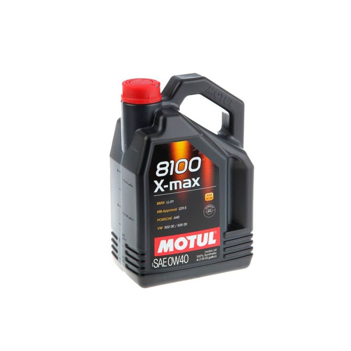 Ulei Motul 8100 X-Max 0W40 4L motor pentru Fiat, BMW, CHRYSLER, Renault