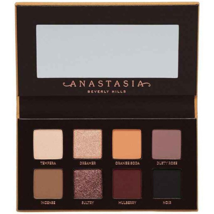 Paleta farduri de pleoape Soft Glam II Mini Anastasia Beverly Hills, 8 nuante, 8 × 0.8 g