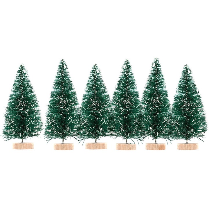 Set 6 brazi Decorativi, DPCRAFT, 5cm, Verzi