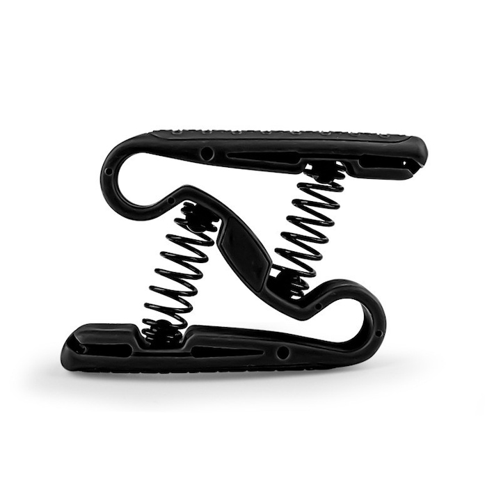 Extensor de forta pentru maini, Z-Grip, design ergonomic, rezistenta ajustabila, negru, 9.4x7cm