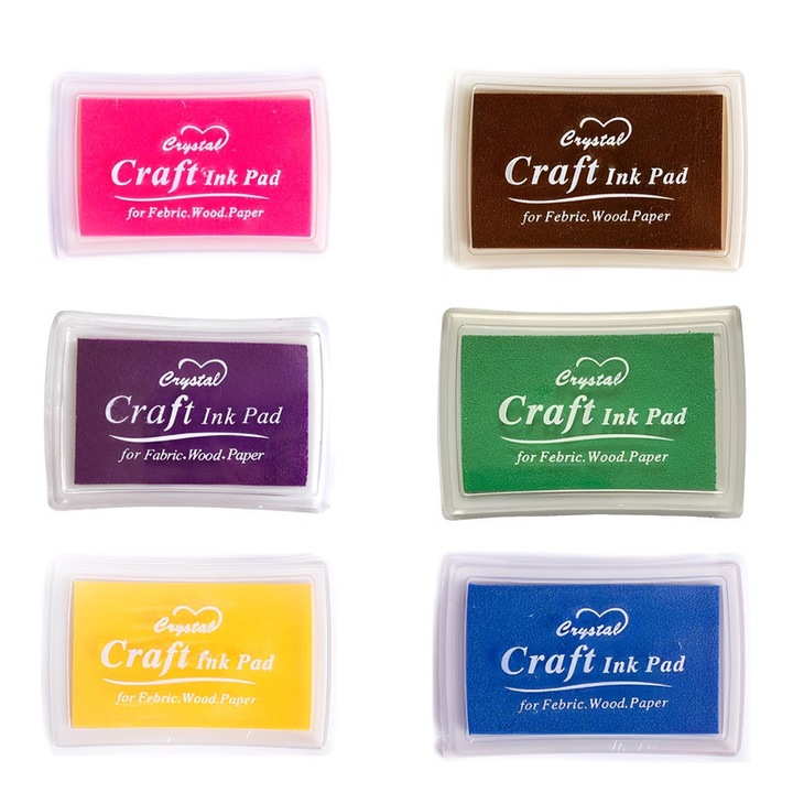 Set de 6 tusuri lavabile, TREXORA, 7.2x5.2x2.1cm, multicolor