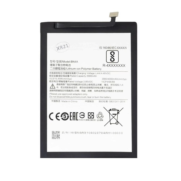 BN4A Xiaomi akkumulátor 4000mAh (OEM)