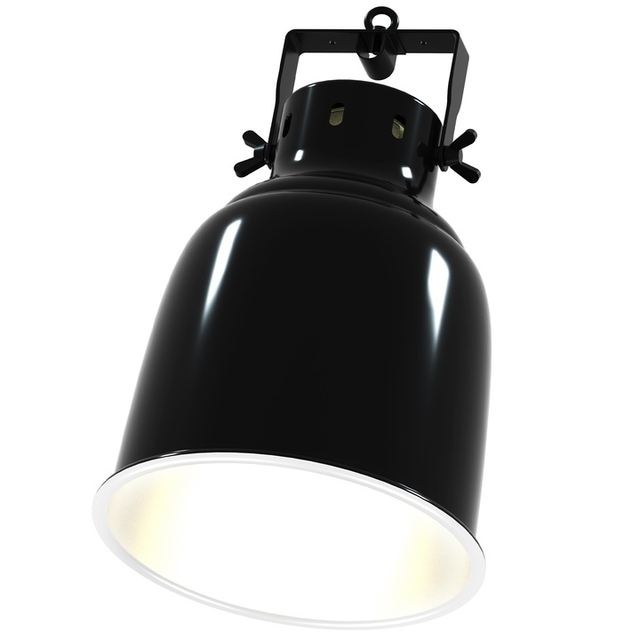 Lampa terraristica Repti-Zoo Multi Deep Dome, 100W, 14cm, neagra
