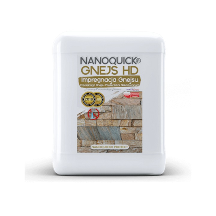 Impregnant NANOQUICK Gnejs HD 5L, protectie hidro, rezistent la UV, pentru suprafete poroase
