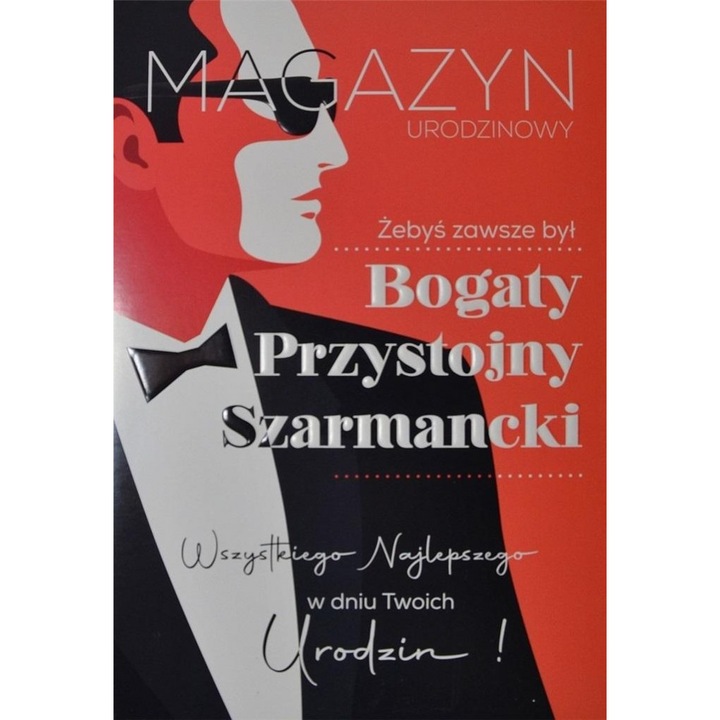 Karnet Urodziny meskie, Yeku, 139x202mm, folia