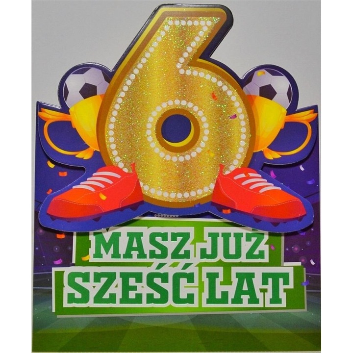 Felicitare Karnet Urodziny 6, yeku