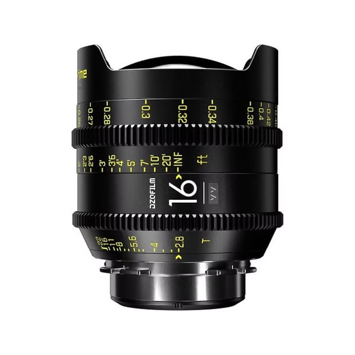 Obiectiv DZOFilm VESPID 16mm T2.8 PL, diafragma T2.8, 80mm