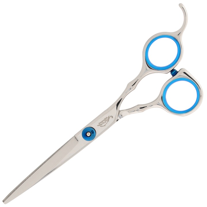 Foarfeca pentru dreptaci, Gepard, metal, argintiu/albastru