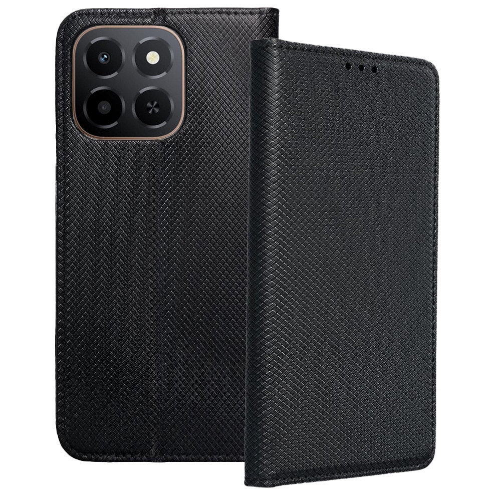 Husă de protecție PartnerTele Smart, Book, pentru Honor X6c, Negru/Gri