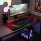 Подложка за мишка Gaming Logitech, Черна, 300 x 800 x 3 мм