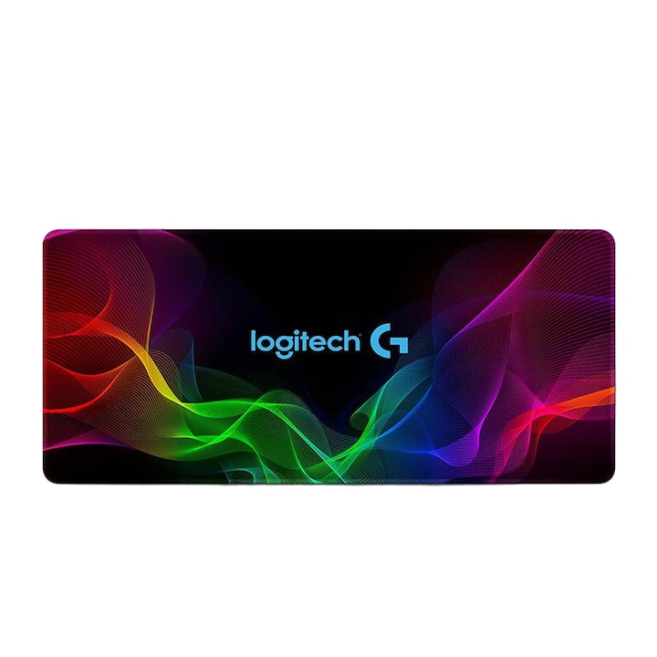 Egérpad Gaming Logitech, Fekete, 300 x 800 x 3 mm