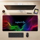 Подложка за мишка Gaming Logitech, Черна, 300 x 800 x 3 мм