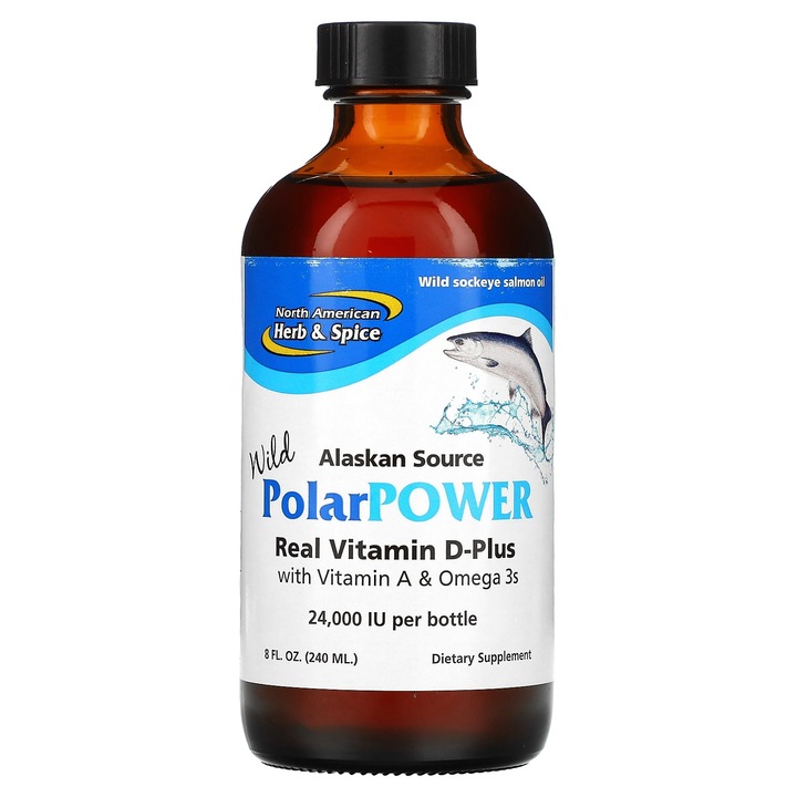 PolarPower, Vitamina A, omega 3, 240 ml