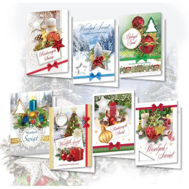 Karnet DL BN cu oplatkiem, set 10 bucati, Top Graphic, 126x178mm, multicolor