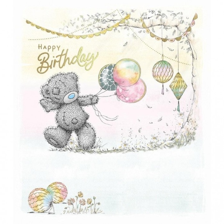Felicitare de ziua de nastere, Carte Blanche Greetings Ltd., 152x127mm, cu folie, 3+