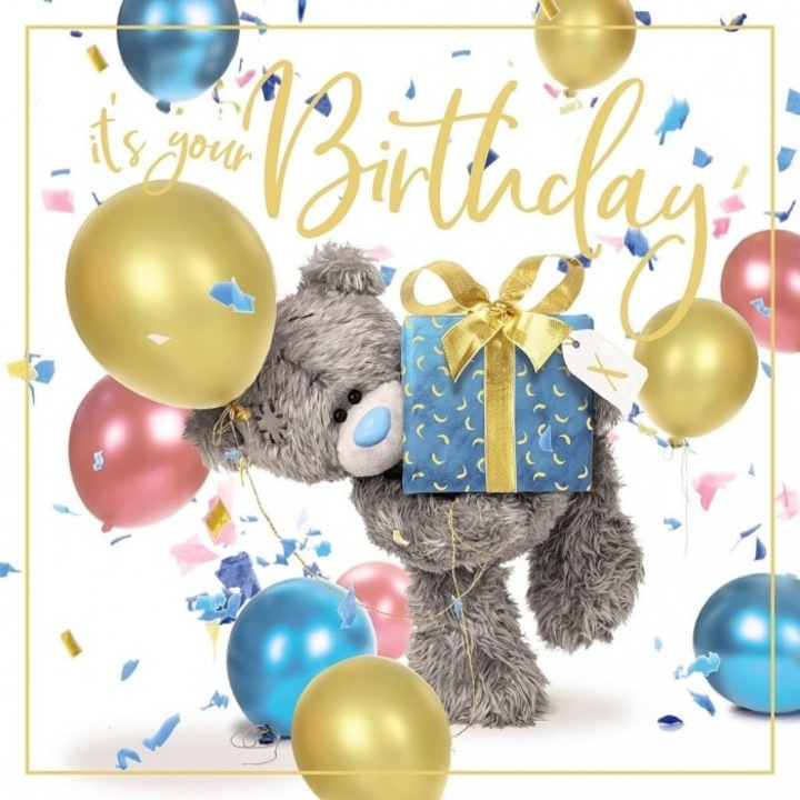 Felicitare holografica 3D, Carte Blanche Greetings Ltd., 152x152mm, pentru toate ocaziile, multicolor