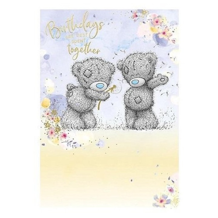 Felicitare de ziua de nastere, Carte Blanche Greetings Ltd., Birthday together, 177x127mm, cu folie