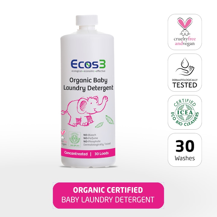Ecos3 organikus baba mosószer (1050 ml)