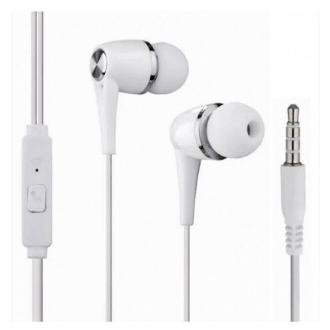 Casti Handsfree In-ear XO Design, Mufa Jack 3.5mm, Alb - EP21