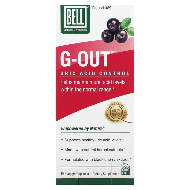Supliment alimentar, Bell Lifestyle, G-Out, 60 capsule vegetale