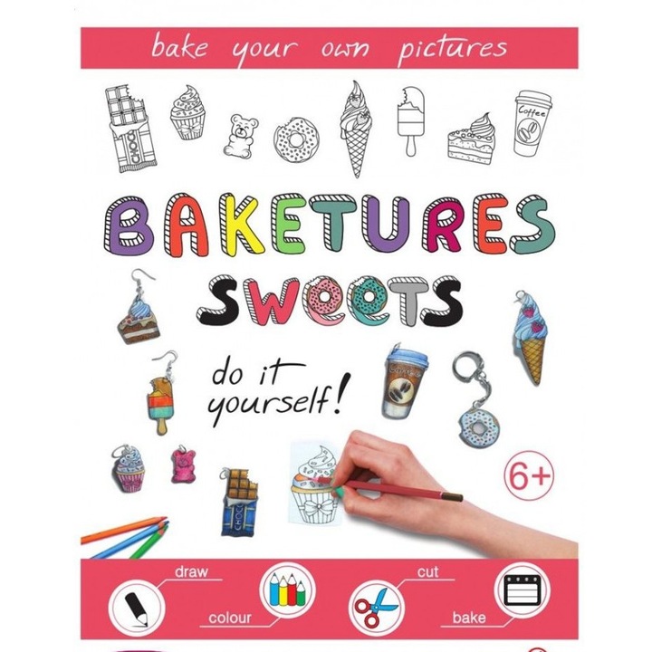 Set Baketures sweets - Do it yourself, 210x302mm, 6+ Fabryka Frajdy