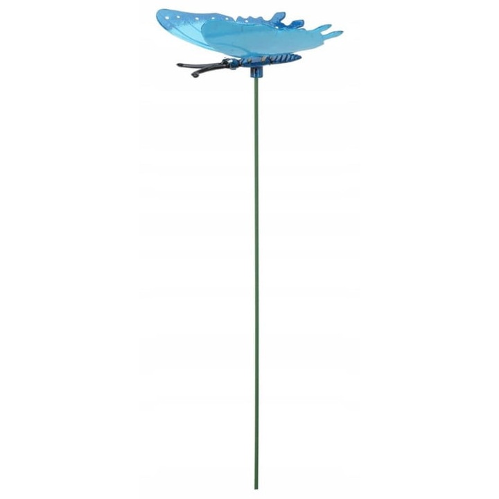 Suport decorativ pentru gradina cu fluture, Koompan, 45cm, multicolor, 10cm