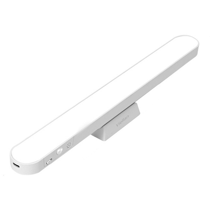 Lampa LED Wireless, VIELLAN, 3 Culoare 3000K-6000K, Intensitate Reglabila, Suport Magnetic Reglabil, Portabila, Reincarcabil, Pentru Bucatarie, Garderoba, Lectura, Alb