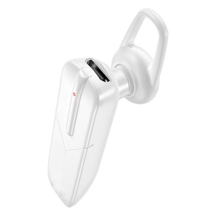 Casca bluetooth V5.0, 70mAh BC36 alb