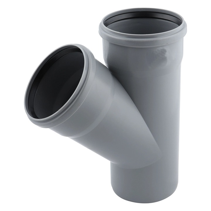 Ramificatie pvc 50x50*45°