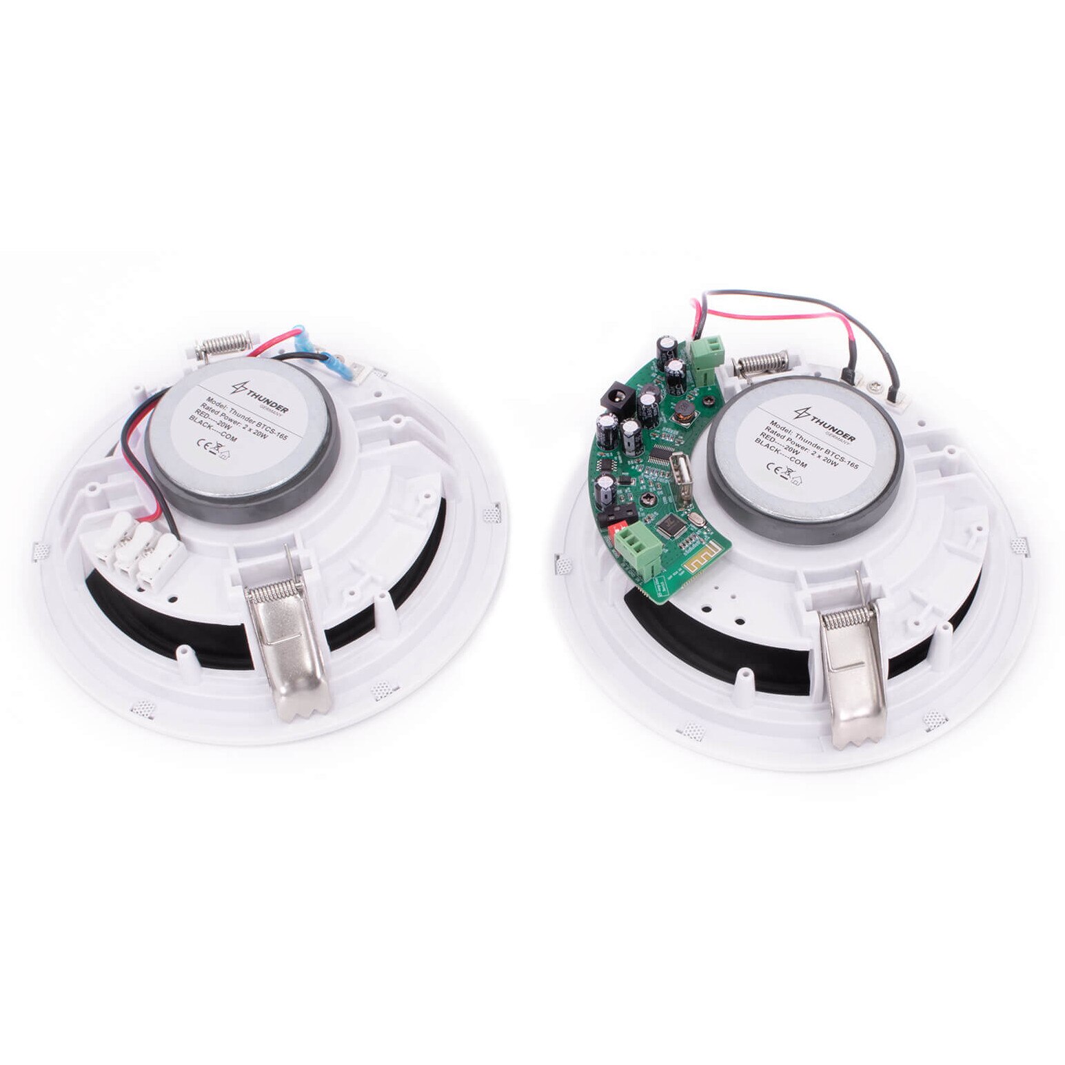 Boxe active încorporate, Thunder, pe 2 căi, pentru tavan, 2x20W RMS (6.5″)