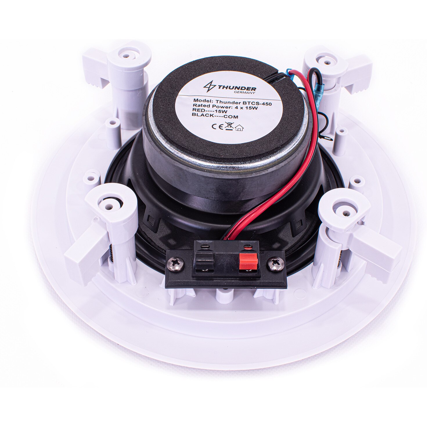 Boxe active încorporate, pe 2 căi, pentru tavan, 4x15W RMS (5″), Thunder BTCS-450
