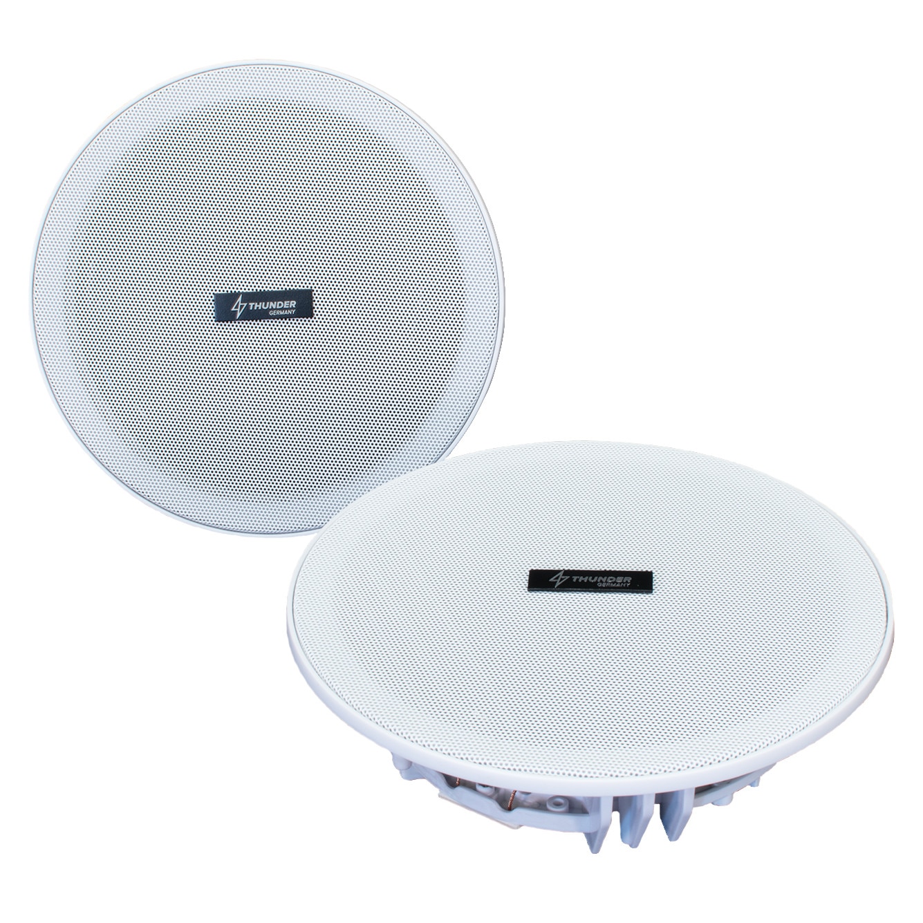 Boxe active încorporate, Thunder, pe 2 căi, pentru tavan, 2x20W RMS (6.5″)