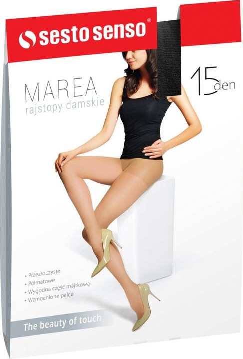 Colanti Sesto Senso MAREA 15 DEN, transparent, confortabili, nude, poliamida, L INTL