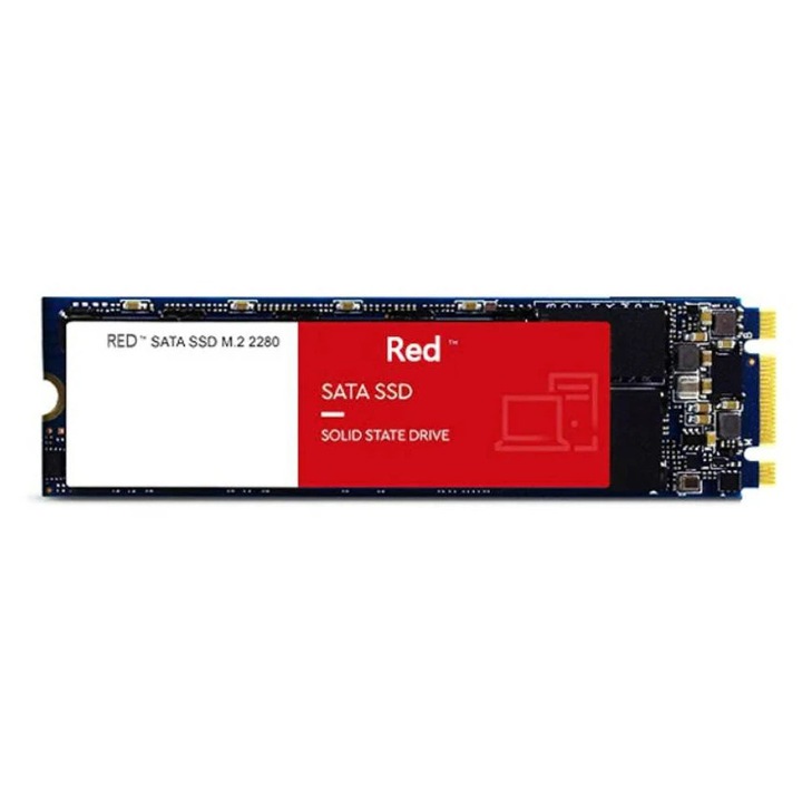SSD 2TB, 520 mb/s, червен, M.2