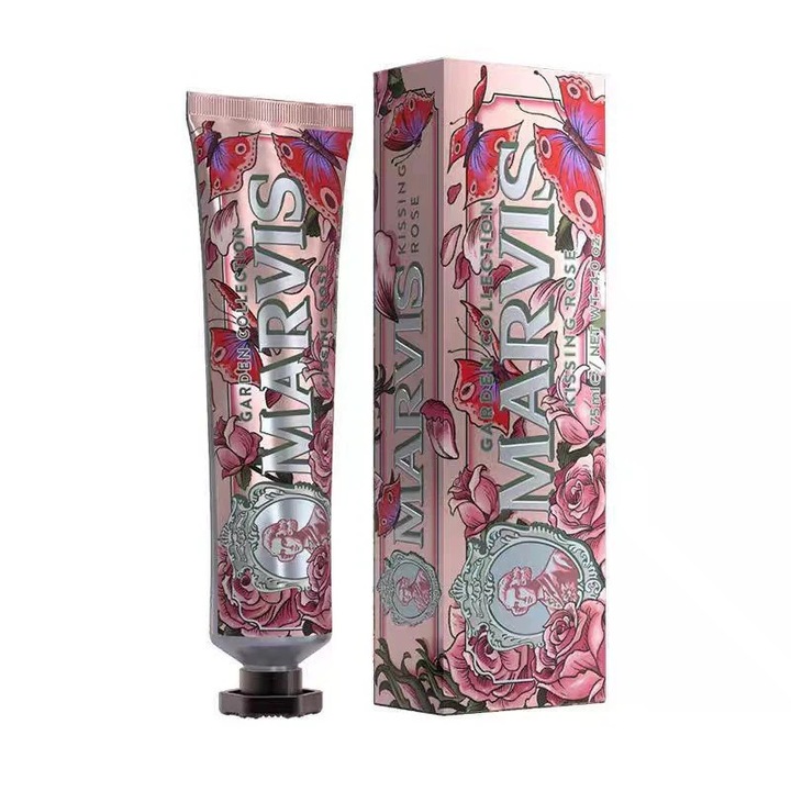 Marvis Amarelli fogkrém, 75 ml, halvány rózsaszín, friss menta