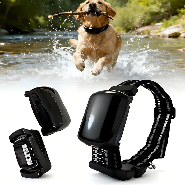 Тракер с GPS, Мини, За кучета, GPS Локатор за Нашийник на Кучета и Котки, Водоустойчив Тракер IP68 4G, С Електронна Ограда, Проследяване в Приложение и Аларма за Избягване, Нашийник за Котки