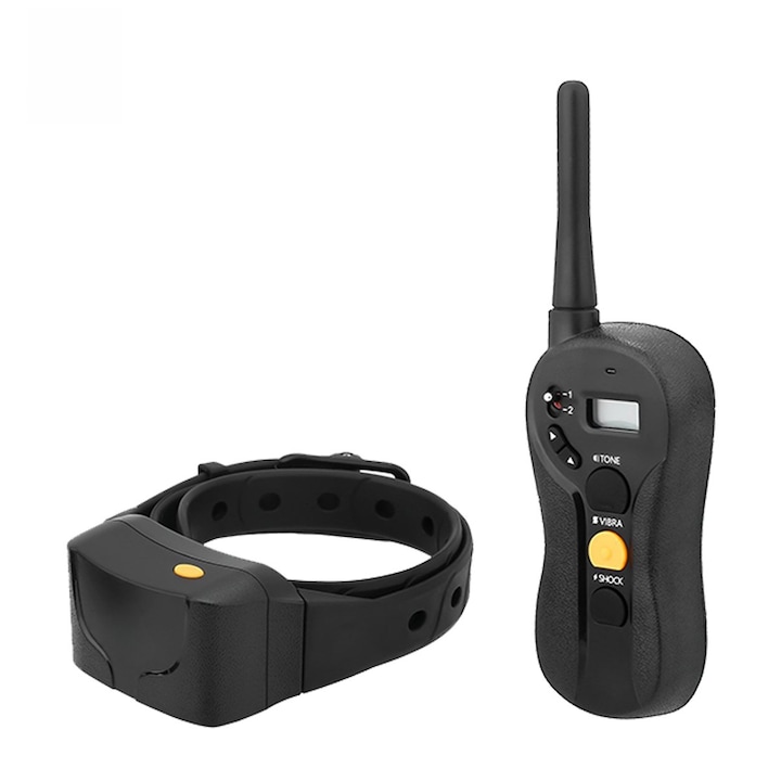 Professzionális elektromos nyakörv kiképzéshez, IPX7 vízálló, prémium kategória, szilikon védelem, kiképzési útmutató, kutyakiképzéshez, távirányítós nyakörv 4,5-60 kg-os kutyáknak