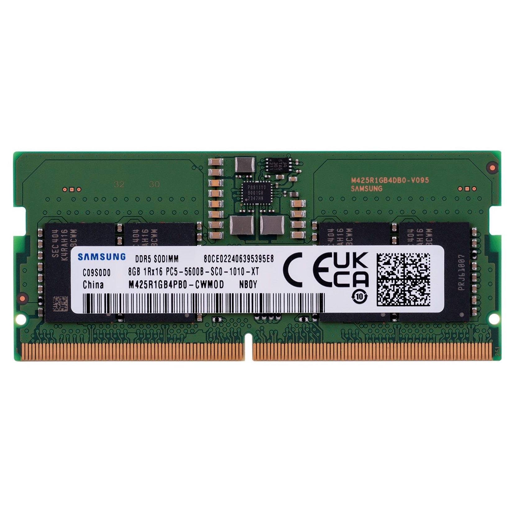 Samsung SO-DIMM 8GB DDR5 1Rx16 5600MHz PC5-44800 M425R1GB4PB0-CWM