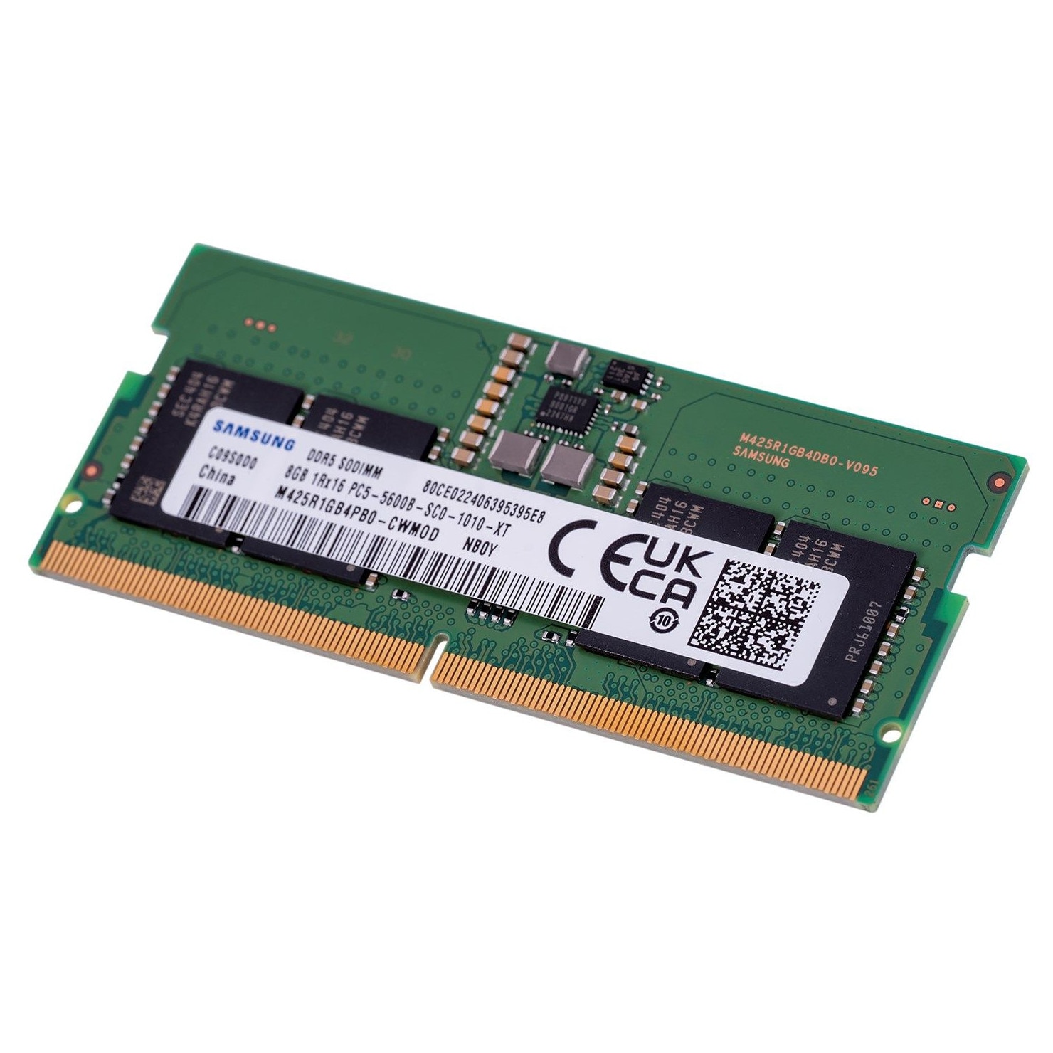 Samsung SO-DIMM 8GB DDR5 1Rx16 5600MHz PC5-44800 M425R1GB4PB0-CWM