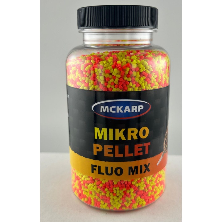 Микро флуо пелети McKarp 250мл, плодов аромат, форма дъмбел