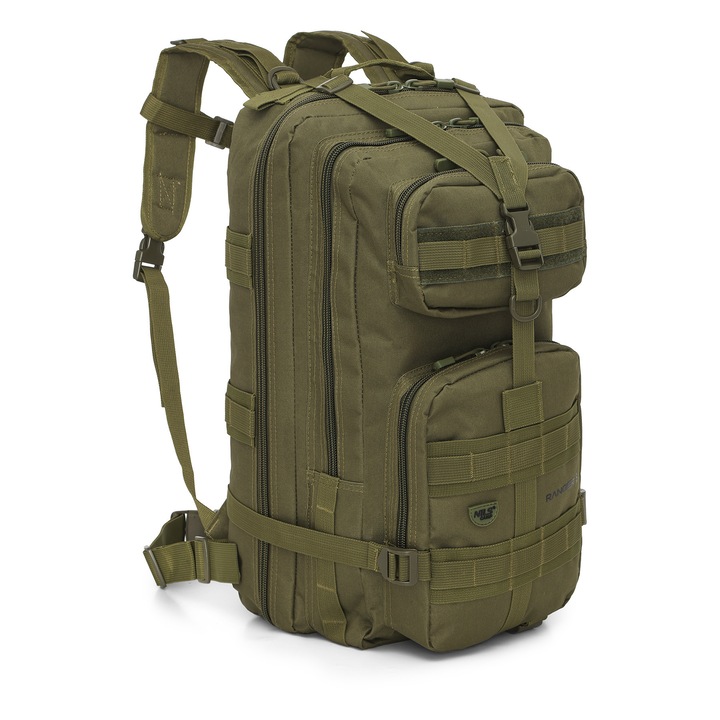 Rucsac tactic NC3902 Ranger, Nils Camp, 45L, 52x31x27cm, poliester, greutate 1,1kg, cu curea reglabila