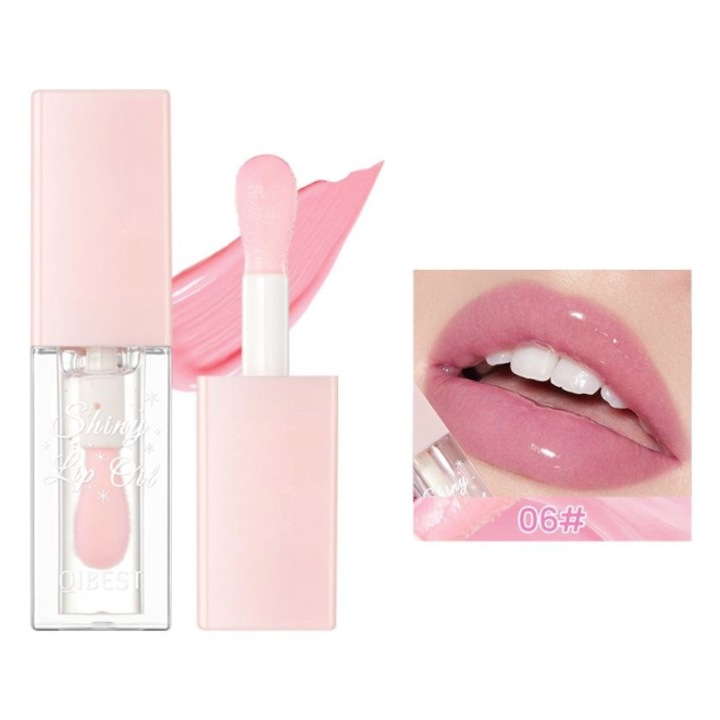 Lip oil transparent cu schimbare culoare dupa aplicare, luciu de buze, culoare 006