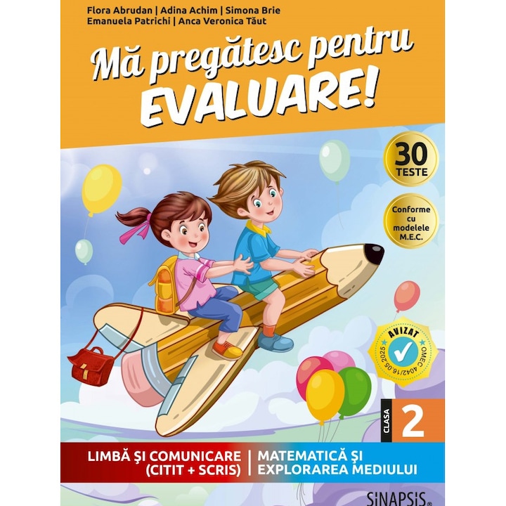 Ma pregatesc pentru evaluare clasa a II-a, Flora Abrudan