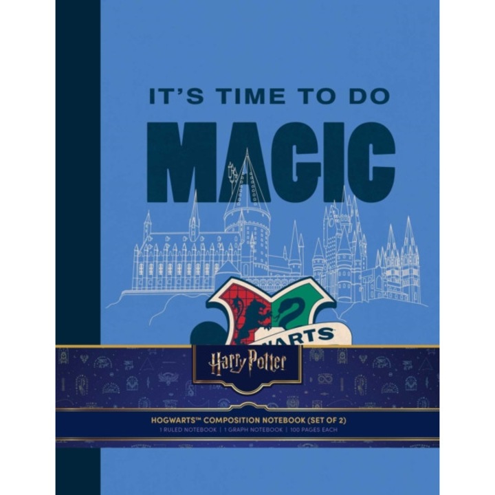 Harry Potter: Hogwarts Composition Notebook Set (set Of 2) -