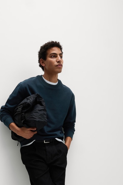 Marks & Spencer, Bluza de trening uni cu decolteu la baza gatului, Bleumarin