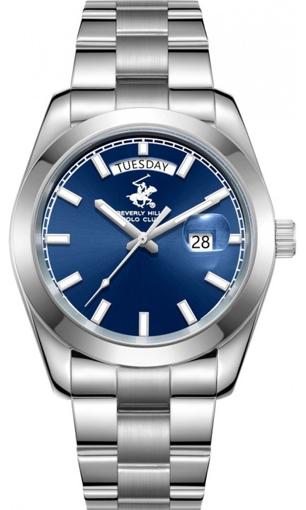 Ceas pentru bărbați Beverly Hills Polo Club BP3790X.390, bleumarin, mecanism Quartz, oțel