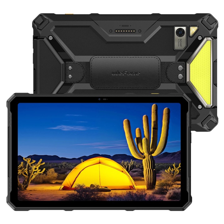 Ulefone Armor Pad 4 Ultra Tablet, Fekete, 5G, 10.36'' FHD+, Android 14, 16GB RAM (8GB + 8GB bővíthető), 256GB ROM, 50MP, 11800mAh, Dual SIM