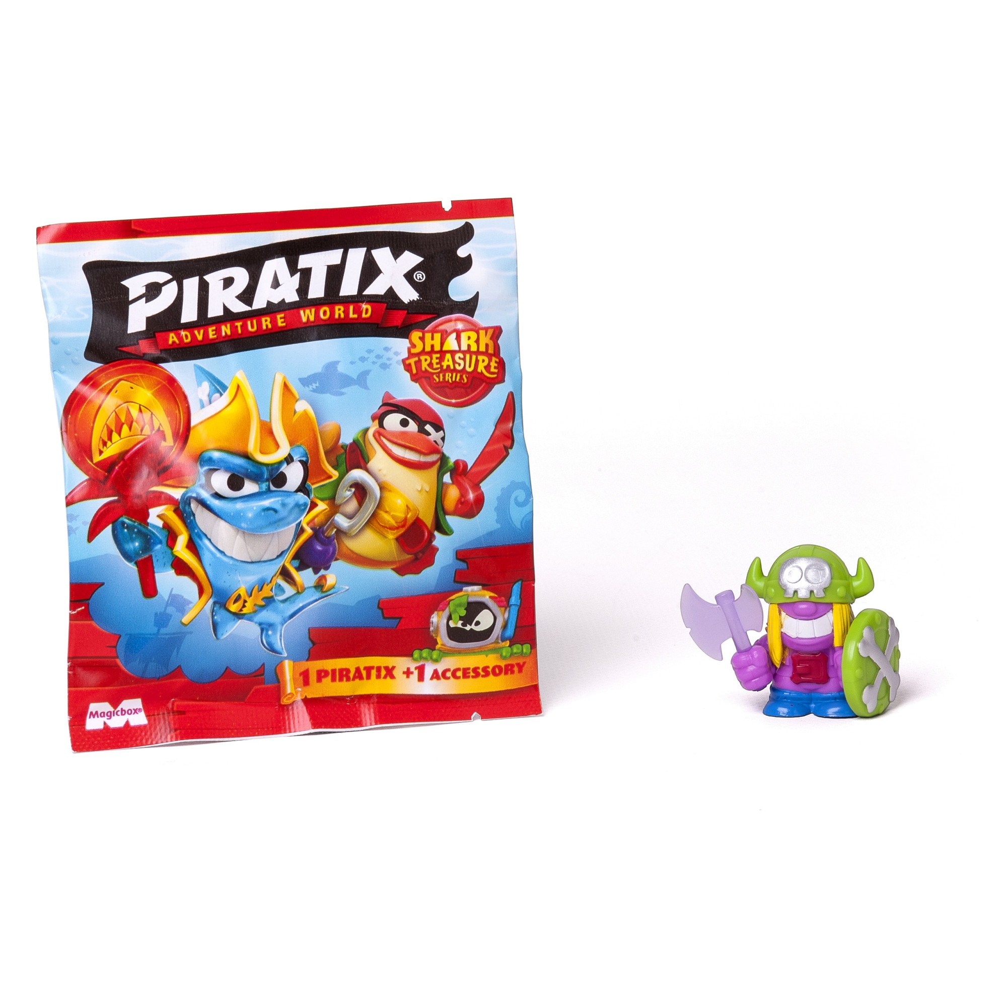 Figurina Magic Box Piratix, SHARK TREASURE, Pachet 1 figurina, 3