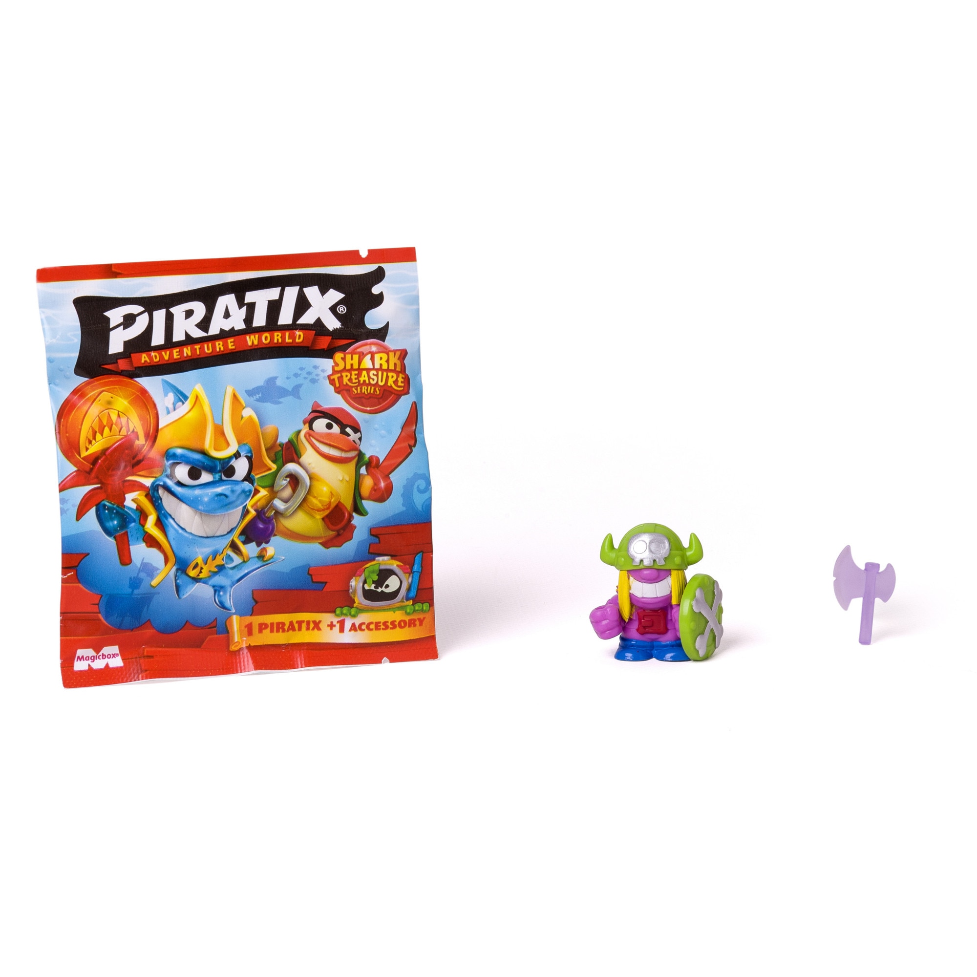 Figurina Magic Box Piratix, SHARK TREASURE, Pachet 1 figurina, 3