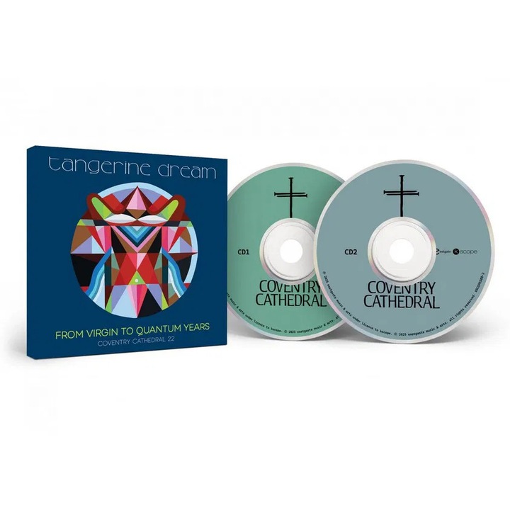 Set 2 CD-uri Tangerine Dream - From Virgin To Quantum - Mystic Production, multicolor